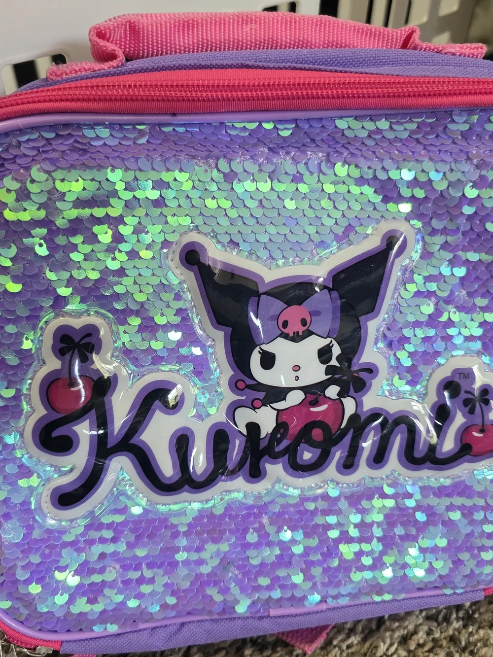 Kids Sequin Backpack - Purple & Pink